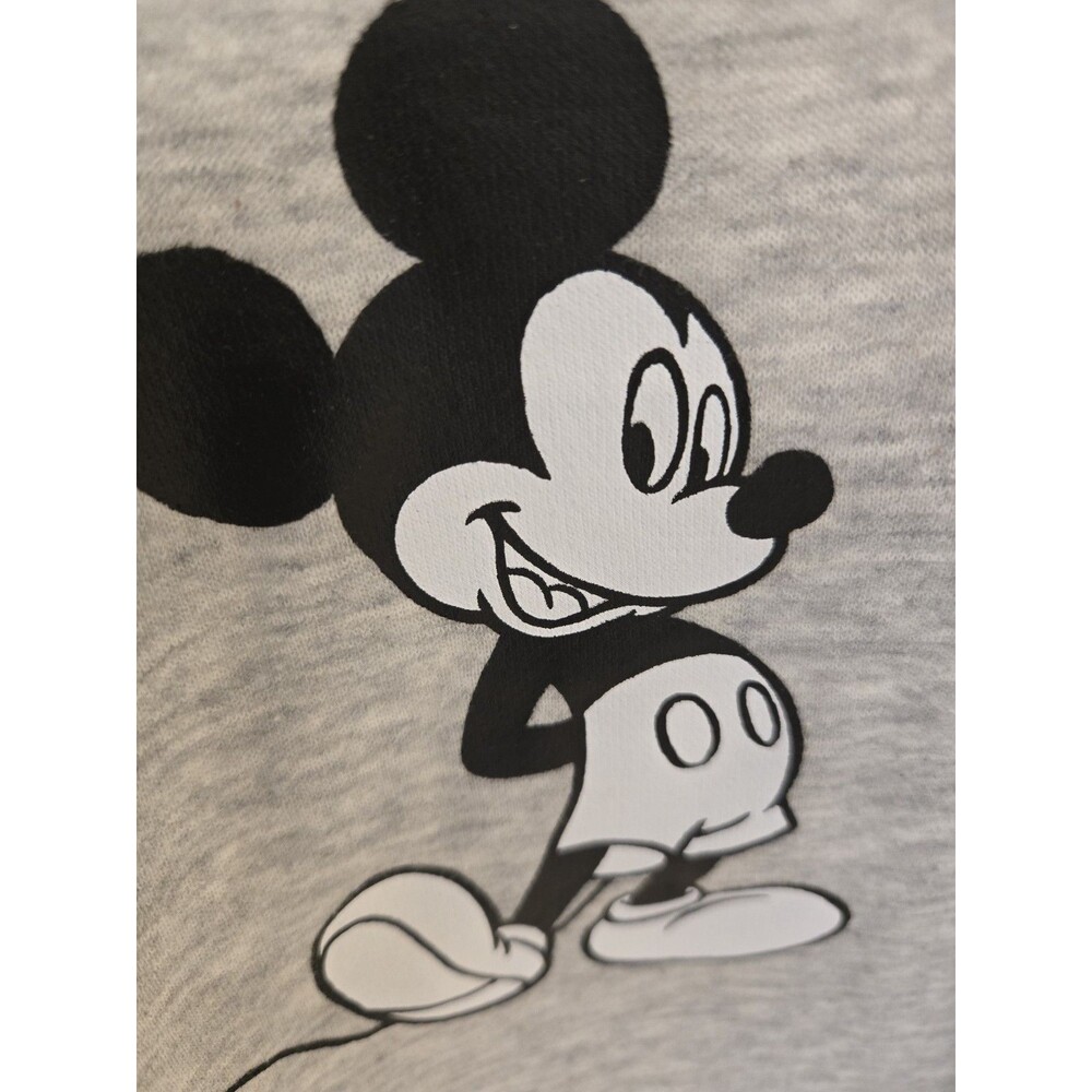 Disney Mickey & Friends Classic Black & White Graphic Crewneck M Sweatshirt - Picture 9 of 14